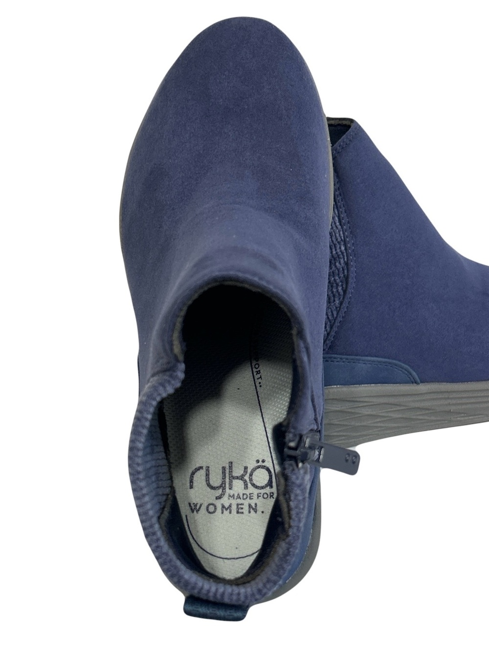Ryka Noelle Next Boot Women's Sz 7M Academy Blue Sneakers Wedge Ankle Booties - Picture 8 of 11